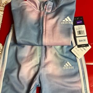 Brand new 12 month adidas 2 piece set